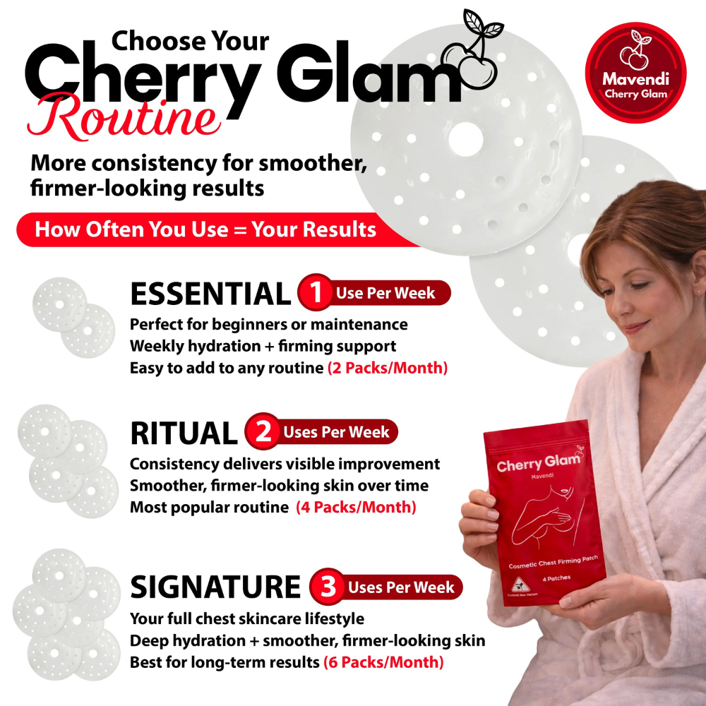 Cosmetic chest firming patch Cherry Glam