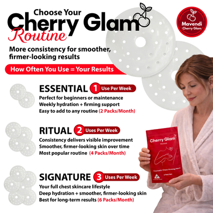 Cosmetic chest firming patch Cherry Glam